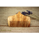 Olivenholz  Haarkamm Kamm Holz Coiffeur
