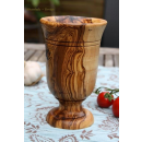 Mörser & Stössel aus Olivenholz Ø ca. 10 cm, 16 cm hoch Holz
