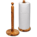 Küchenrollenhalter aus Olivenholz mediterraner Stil...