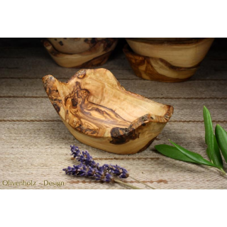 Olivenschale Antipastischale Tappasschale aus Olivenholz Schale12 x 9 cm