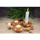 Kerzenständer Teelicht aus Olivenholz Ø 9,5...