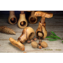 Nussknacker aus Olivenholz Nussschraube Holz