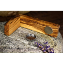 Magnetseifenhalter aus Olivenholz