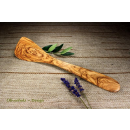 Pfannenwender glatt aus Olivenholz 30 cm