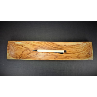 Stiftablage aus Olivenholz 33 cm