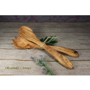 Salatbesteck aus Olivenholz 30 cm Holz OLIVENHOLZ